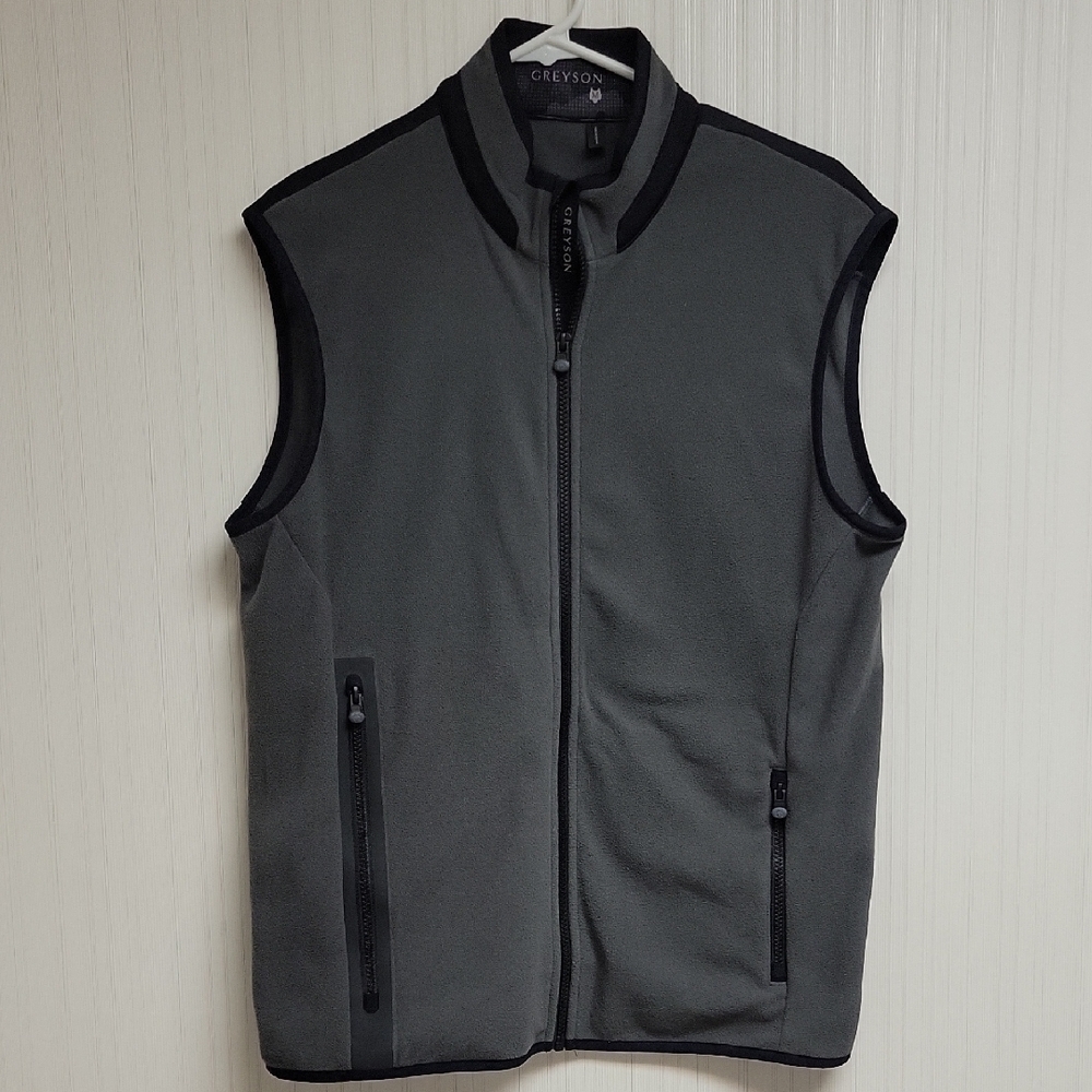 Greyson Gray Sleeveless Jacket, Men's Sz Medium. Primaloft